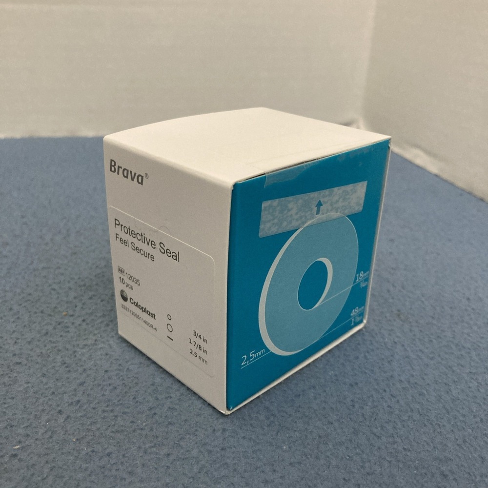 NIB Sealed‎ Coloplast Brava Protective Seal (12035) 10 pc Box - Expire 07/27